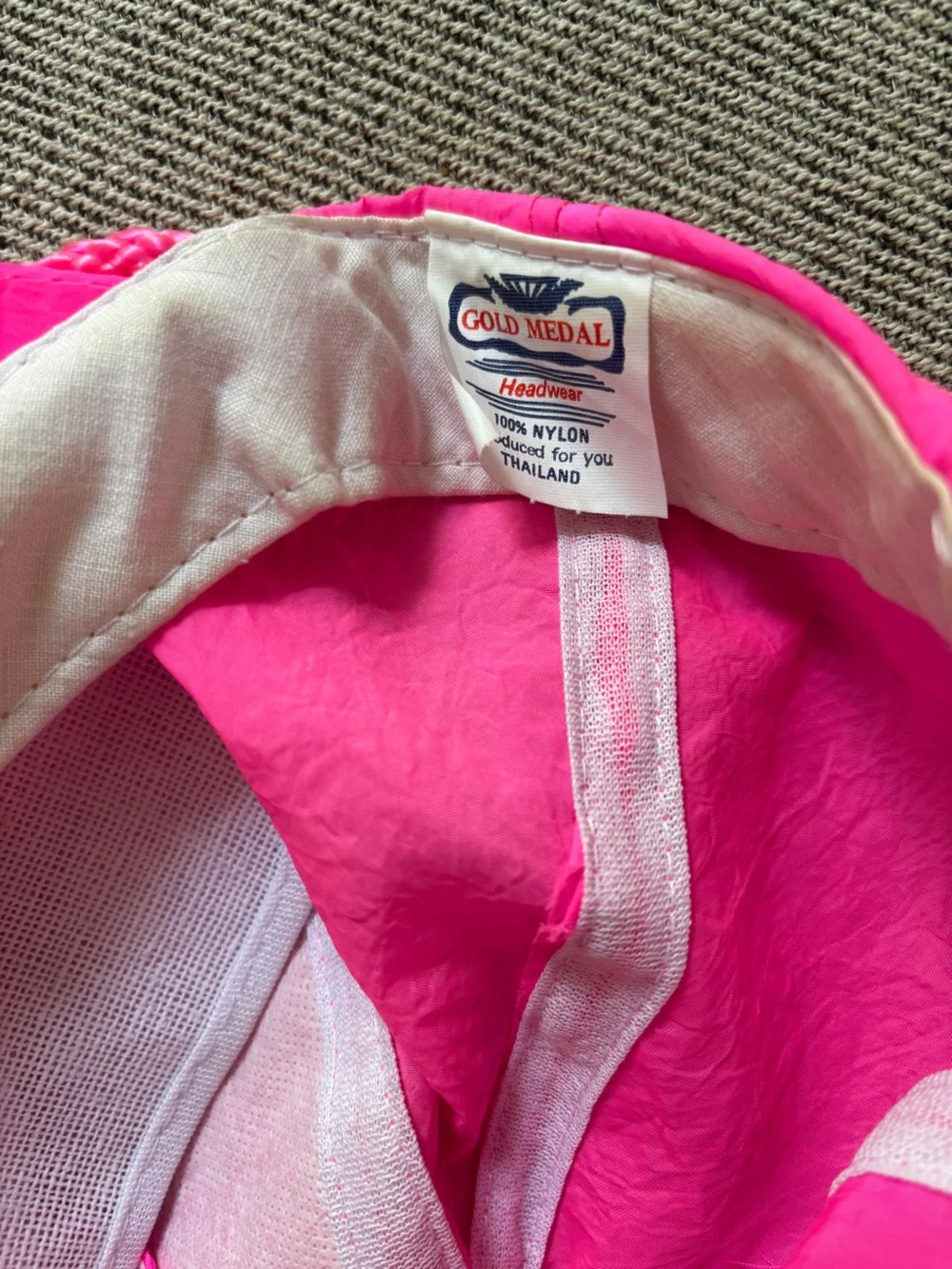 Vintage Shingle Shack Daytona Beach Florida 80s Hat Rope Snapback Hot Pink